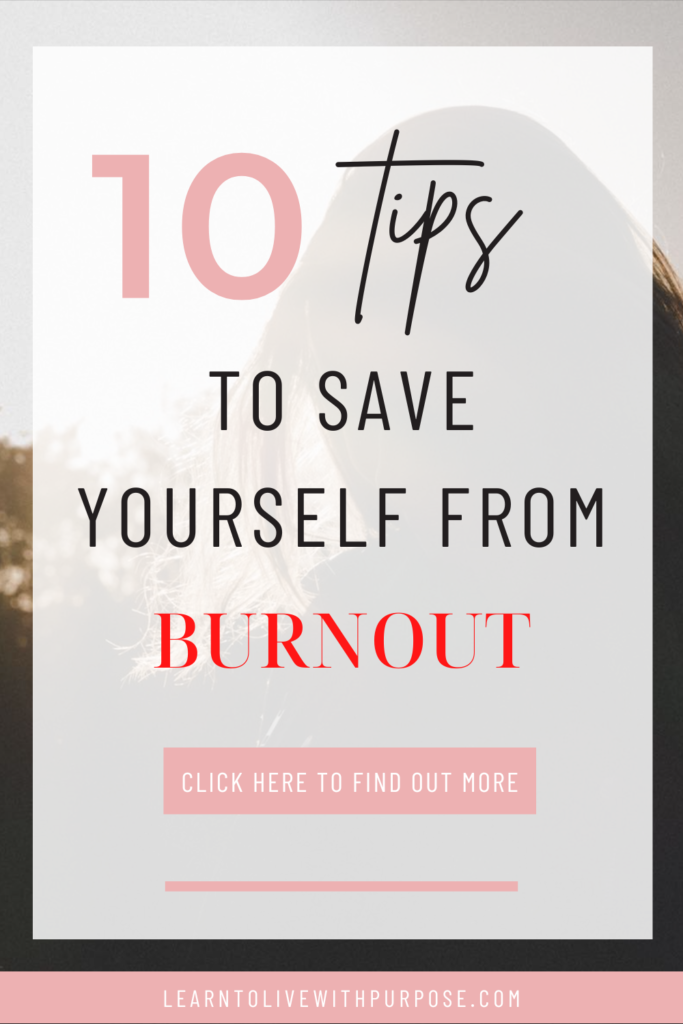 save yourself your burnout