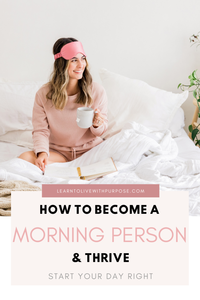 how to become a morning person 